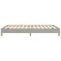 Light gray fabric bed frame 140x190 cm by vidaXL, Beds and slatted bases - Ref: Foro24-346810, Price: 109,32 €, Discount: %