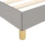 Light gray fabric bed frame 140x190 cm by vidaXL, Beds and slatted bases - Ref: Foro24-346810, Price: 109,32 €, Discount: %