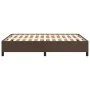 Brown synthetic leather bed frame 140x190 cm by vidaXL, Beds and slatted bases - Ref: Foro24-347248, Price: 133,25 €, Discoun...