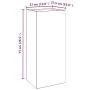 Pflanzgefäß aus Cortenstahl, 32 x 29 x 75 cm von vidaXL, Töpfe und Pflanzgefäße - Ref: Foro24-821553, Preis: 62,35 €, Rabatt: %