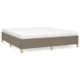 Estructura de cama de tela gris taupe 160x200 cm de vidaXL, Camas y somieres - Ref: Foro24-3120973, Precio: 160,72 €, Descuen...