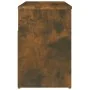Schuhbank aus geräuchertem Eichensperrholz, 80 x 30 x 45 cm von vidaXL, Schuhregale und Schuhorganisatoren - Ref: Foro24-8160...