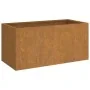 Cortenstahl-Pflanzgefäß 62x30x29 cm von vidaXL, Töpfe und Pflanzgefäße - Ref: Foro24-821556, Preis: 46,57 €, Rabatt: %