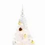 Artificial Christmas tree with balls and white LED lights 210 cm by vidaXL, Christmas trees - Ref: Foro24-321504, Price: 74,3...