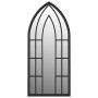 Black iron mirror for indoor use 100x45 cm by vidaXL, Mirrors - Ref: Foro24-3093524, Price: 107,99 €, Discount: %