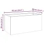 Cortenstahl-Pflanzgefäß 62x30x29 cm von vidaXL, Töpfe und Pflanzgefäße - Ref: Foro24-821556, Preis: 46,57 €, Rabatt: %
