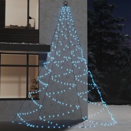 Wall tree with metal hook 720 cold white LEDs 5 m by vidaXL, Hoses and string lights - Ref: Foro24-328645, Price: 35,54 €, Di...