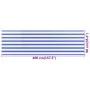 Yellow and white HDPE balcony awning 90x400 cm by vidaXL, Umbrellas - Ref: Foro24-310889, Price: 15,77 €, Discount: %