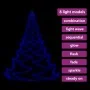 Wall tree with metal hook 720 blue LED 5 m by vidaXL, Hoses and string lights - Ref: Foro24-328646, Price: 35,54 €, Discount: %
