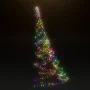 Wall tree with metal hook 720 colorful LEDs 5 m by vidaXL, Hoses and string lights - Ref: Foro24-328647, Price: 50,72 €, Disc...