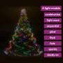 Wall tree with metal hook 720 colorful LEDs 5 m by vidaXL, Hoses and string lights - Ref: Foro24-328647, Price: 50,72 €, Disc...