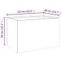 Pflanzgefäß aus Cortenstahl, 62 x 40 x 39 cm von vidaXL, Töpfe und Pflanzgefäße - Ref: Foro24-821557, Preis: 56,98 €, Rabatt: %