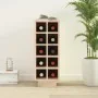 Solid pine wood wine rack 23x34x61 cm by vidaXL, Wine racks - Ref: Foro24-820971, Price: 65,28 €, Discount: %