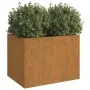 Jardinera de acero corten 62x47x46 cm de vidaXL, Maceteros y jardineras - Ref: Foro24-821558, Precio: 58,44 €, Descuento: %