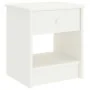 Solid white mango wood bedside table 35x30x40 cm by vidaXL, Nightstands - Ref: Foro24-322222, Price: 37,90 €, Discount: %