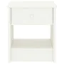 Mesita de noche madera maciza de mango blanco 35x30x40 cm de vidaXL, Mesitas de noche - Ref: Foro24-322222, Precio: 37,90 €, ...