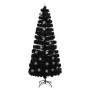 Christmas tree snowflakes LED fiber optic black 240 cm by vidaXL, Christmas trees - Ref: Foro24-328465, Price: 155,35 €, Disc...