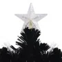 Christmas tree snowflakes LED fiber optic black 240 cm by vidaXL, Christmas trees - Ref: Foro24-328465, Price: 155,35 €, Disc...