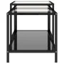 2-piece black tempered glass coffee table by vidaXL, Side tables - Ref: Foro24-331614, Price: 109,82 €, Discount: %