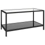 2-piece black tempered glass coffee table by vidaXL, Side tables - Ref: Foro24-331614, Price: 109,82 €, Discount: %