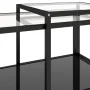 2-piece black tempered glass coffee table by vidaXL, Side tables - Ref: Foro24-331614, Price: 109,82 €, Discount: %