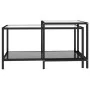 Center table 2 pieces black tempered glass by vidaXL, Side tables - Ref: Foro24-331615, Price: 111,91 €, Discount: %