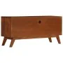 TV stand with 3 solid acacia wood drawers 110x35x50 cm by vidaXL, TV Furniture - Ref: Foro24-247936, Price: 179,99 €, Discoun...