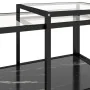 Center table 2 pieces black tempered glass by vidaXL, Side tables - Ref: Foro24-331615, Price: 111,91 €, Discount: %
