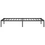 Estructura de cama metal negro 75x190 cm de vidaXL, Camas y somieres - Ref: Foro24-350836, Precio: 65,30 €, Descuento: %