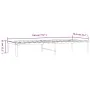 Estructura de cama metal negro 75x190 cm de vidaXL, Camas y somieres - Ref: Foro24-350836, Precio: 65,30 €, Descuento: %