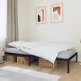 Estructura de cama de metal negro 100x200 cm de vidaXL, Camas y somieres - Ref: Foro24-350841, Precio: 65,80 €, Descuento: %