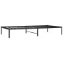 Estructura de cama de metal negro 100x200 cm de vidaXL, Camas y somieres - Ref: Foro24-350841, Precio: 65,80 €, Descuento: %
