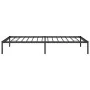 Estructura de cama de metal negro 100x200 cm de vidaXL, Camas y somieres - Ref: Foro24-350841, Precio: 65,80 €, Descuento: %