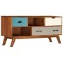 TV-Möbel mit 3 Schubladen aus massivem Akazienholz 110x35x50 cm von vidaXL, TV-Möbel - Ref: Foro24-247936, Preis: 179,54 €, R...