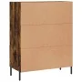 Sideboard aus geräuchertem Eichenholzwerkstoff, 69,5 x 34 x 90 cm von vidaXL, Sideboards - Ref: Foro24-828057, Preis: 103,90 ...