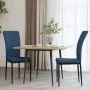 Dining chairs 2 units blue velvet by vidaXL, dining chairs - Ref: Foro24-326092, Price: 87,17 €, Discount: %
