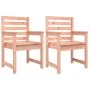 Sillas de jardín 2 uds madera maciza abeto Douglas 60x48x91 cm de vidaXL, Sillas de jardín - Ref: Foro24-824058, Precio: 111,...