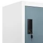 Light gray and dark gray steel locker 90x45x180 cm by vidaXL, Lockers and storage cabinets - Ref: Foro24-339819, Price: 324,8...