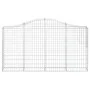 Gabion baskets 6 units, arched shape, iron, 200x30x100/120 cm by vidaXL, Pots and planters - Ref: Foro24-3145434, Price: 489,...
