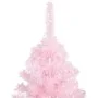 Artificial Christmas tree with pink PVC stand 210 cm by vidaXL, Christmas trees - Ref: Foro24-320999, Price: 57,87 €, Discoun...