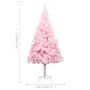Artificial Christmas tree with pink PVC stand 210 cm by vidaXL, Christmas trees - Ref: Foro24-320999, Price: 57,87 €, Discoun...