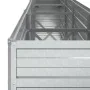 Silver galvanized steel flower bed 320x40x77 cm by vidaXL, Pots and planters - Ref: Foro24-316891, Price: 96,82 €, Discount: %
