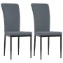 Dining chairs 2 units dark gray velvet by vidaXL, dining chairs - Ref: Foro24-326094, Price: 83,93 €, Discount: %