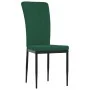 Sillas de comedor 2 unidades terciopelo verde oscuro de vidaXL, Sillas de comedor - Ref: Foro24-326095, Precio: 88,60 €, Desc...