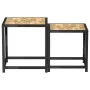 Coffee tables 2 units black and yellow MDF by vidaXL, Side tables - Ref: Foro24-331656, Price: 41,79 €, Discount: %