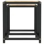 Coffee tables 2 units black and yellow MDF by vidaXL, Side tables - Ref: Foro24-331656, Price: 41,79 €, Discount: %