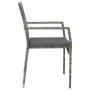 Garden chairs with cushions 2 units gray synthetic rattan by vidaXL, Garden chairs - Ref: Foro24-319882, Price: 119,05 €, Dis...