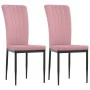 Esszimmerstühle 2 Einheiten rosa Samt von vidaXL, Essstühle - Ref: Foro24-326097, Preis: 83,51 €, Rabatt: %