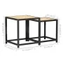 2 Sonoma oak MDF coffee tables by vidaXL, Side tables - Ref: Foro24-331657, Price: 39,72 €, Discount: %