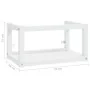 White iron suspended washbasin structure 59x38x31 cm by vidaXL, bathroom vanities - Ref: Foro24-338491, Price: 45,71 €, Disco...